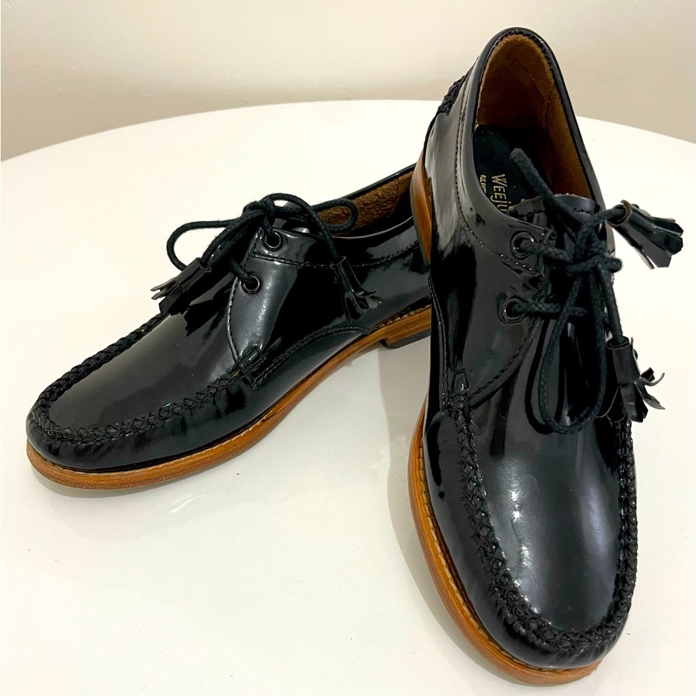 G.H. Bass & Co Weejuns Winnie Black Patent Leather Oxford